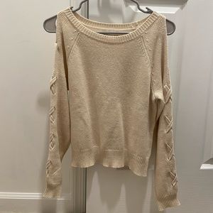 cream sweater